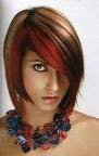 mise en évidence de couleurs folles de cheveux