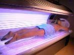 coup de soleil dans le solarium